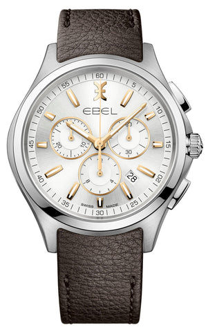 update alt-text with template Watches - Mens-Ebel-1216341-12-hour display, 40 - 45 mm, chronograph, date, Ebel, leather, mens, menswatches, new arrivals, round, rpSKU_1216200, rpSKU_1216308, rpSKU_1216342, rpSKU_1216344, rpSKU_FC-303NV5B4, seconds sub-dial, silver-tone, stainless steel case, swiss quartz, watches, Wave-Watches & Beyond