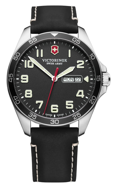 update alt-text with template Watches - Mens-Victorinox Swiss Army-241846-40 - 45 mm, black, date, day, FieldForce, leather, mens, menswatches, new arrivals, round, rpSKU_241848, rpSKU_241849, rpSKU_241850, rpSKU_241851, rpSKU_241895, stainless steel case, swiss quartz, Victorinox Swiss Army, watches-Watches & Beyond