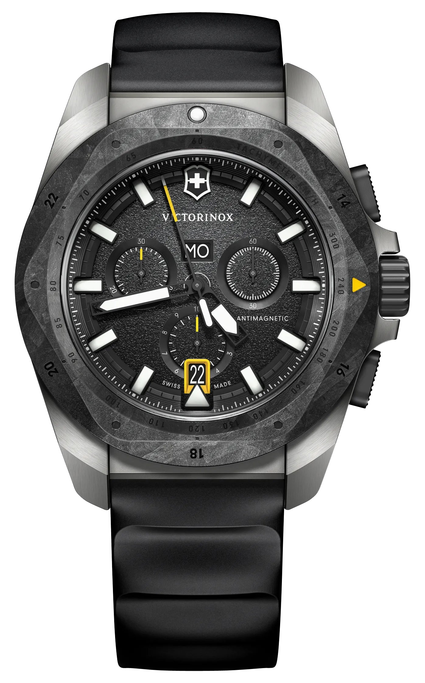 update alt-text with template Watches - Mens-Victorinox Swiss Army-242011-24-hour display, 40 - 45 mm, black, chronograph, date, day, divers, I.N.O.X., mens, menswatches, new arrivals, round, rpSKU_241835, rpSKU_241836, rpSKU_241985, rpSKU_241988.1, rpSKU_241989.1, rubber, seconds sub-dial, swiss quartz, tachymeter, titanium case, Victorinox Swiss Army, watches-Watches & Beyond