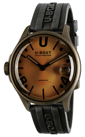 update alt-text with template Watches - Mens-U-Boat-9546-40 - 45 mm, bronze case, brown, Darkmoon, mens, menswatches, new arrivals, round, rpSKU_8467, rpSKU_8699, rpSKU_9544, rpSKU_9548, rpSKU_9553, rubber, swiss quartz, U-Boat, watches-Watches & Beyond