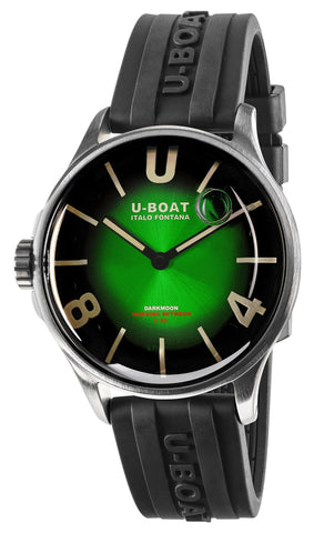 update alt-text with template Watches - Mens-U-Boat-9502-35 - 40 mm, 40 - 45 mm, Darkmoon, green, mens, menswatches, new arrivals, round, rpSKU_9018, rpSKU_9019, rpSKU_9501, rpSKU_9542, rpSKU_9549, rubber, stainless steel case, swiss quartz, U-Boat, watches-Watches & Beyond