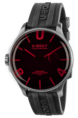 update alt-text with template Watches - Mens-U-Boat-8465-40 - 45 mm, black, Darkmoon, mens, menswatches, new arrivals, round, rpSKU_8463, rpSKU_8464, rpSKU_8466, rpSKU_8467, rpSKU_8702, rubber, stainless steel case, swiss quartz, U-Boat, watches-Watches & Beyond