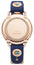 Baume & Mercier Baume Rose Gold PVD Blue Dial Blue Cotton Strap Date Quartz Mens Watch M0A10603 - WAB - Shipping Dept.