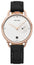 Baume & Mercier Baume Rose Gold PVD Silver Dial Black Cotton Strap Date Quartz Mens Watch M0A10687 - WAB - Shipping Dept.