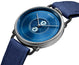 Baume & Mercier Baume Stainless Steel Blue Dial Blue Cotton Strap Moonphase Quartz Mens Watch M0A10637 - WAB - Shipping Dept.