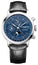 Baume & Mercier Classima Automatic Chronograph Blue Dial Black Leather Strap Moonphase Day - Date Month Mens Watch MOA10484 - WAB - Shipping Dept.