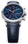 Baume & Mercier Classima Automatic Chronograph Stainless Steel Blue Dial Blue Leather Strap Day/Date Mens Watch M0A10784 - Watches & Beyond