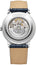 Baume & Mercier Classima Automatic Silver - Tone Dial Blue Leather Strap Date Mens Watch MOA10333 - Watches & Beyond