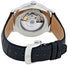 Baume & Mercier Classima Automatic Silver - Tone Dial Blue Leather Strap Date Mens Watch MOA10333 - Watches & Beyond