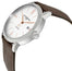 Baume & Mercier Classima Automatic Silver - Tone Dial Brown Leather Strap Date Mens Watch MOA10263 - WAB - Shipping Dept.