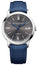 Baume & Mercier Classima Automatic Stainless Steel Gray Dial Blue Canvas Strap Date Mens Watch M0A10608 - WAB - Shipping Dept.