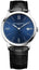 Baume & Mercier Classima Blue Dial Black Leather Strap Date Quartz Mens Watch MOA10324 - WAB - Shipping Dept.