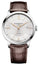 Baume & Mercier Classima Rose Gold PVD Silver Dial Brown Leather Strap Date Quartz Mens Watch M0A10857 - Watches & Beyond