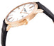 Baume & Mercier Classima Rose Gold PVD White Dial Black Leather Strap Date Quartz Mens Watch M0A10441 - WAB - Shipping Dept.