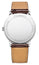 Baume & Mercier Classima Silver - Tone Dial Brown Leather Strap Date Quartz Mens Watch M0A10415 - WAB - Shipping Dept.