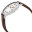 Baume & Mercier Classima Silver - Tone Dial Brown Leather Strap Date Quartz Mens Watch M0A10415 - WAB - Shipping Dept.