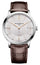 Baume & Mercier Classima Stainless Steel Silver Dial Brown Leather Strap Date Quartz Mens Watch M0A10882 - Watches & Beyond