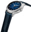 Baume & Mercier Clifton Baumatic Automatic Stainless Steel Blue Dial Blue Leather Strap Date Mens Watch M0A10771 - Watches & Beyond