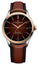 Baume & Mercier Clifton Baumatic COSC Automatic Stainless Steel & Rose Gold Brown Dial Brown Leather Strap Date Mens Watch M0A10713 - Watches & Beyond