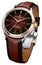 Baume & Mercier Clifton Baumatic COSC Automatic Stainless Steel & Rose Gold Brown Dial Brown Leather Strap Date Mens Watch M0A10713 - Watches & Beyond