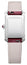 Baume & Mercier Hampton Stainless Steel Burgundy Dial Burgundy Leather Strap Quartz Womens Watch M0A10673 - Watches & Beyond