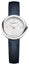 Baume & Mercier Joia Stainless Steel Silver Dial Blue Leather Strap Quartz Womens Watch M0A10847 - Watches & Beyond