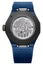 Baume & Mercier Riviera Automatic Blue PVD & Titanium Blue Dial Blue Rubber Strap Date Mens Watch M0A10769 - Watches & Beyond