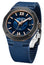 Baume & Mercier Riviera Automatic Blue PVD & Titanium Blue Dial Blue Rubber Strap Date Mens Watch M0A10769 - Watches & Beyond