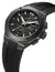 Baume & Mercier Riviera Automatic Chronograph Black ADLC Black Dial Black Rubber Strap Day/Date Mens Watch M0A10625 - Watches & Beyond