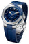 Baume & Mercier Riviera Automatic Stainless Steel Blue Dial Blue Rubber Strap Date Divers Mens Watch M0A10716 - WAB - Shipping Dept.