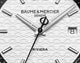 Baume & Mercier Riviera Automatic Stainless Steel White Dial Date Mens Watch M0A10829 - Watches & Beyond