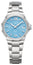 Baume & Mercier Riviera Stainless Steel Blue Dial Date Quartz Womens Watch M0A10811 - Watches & Beyond