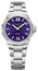 Baume & Mercier Riviera Stainless Steel Purple Dial Date Quartz Womens Watch M0A10728 - Watches & Beyond