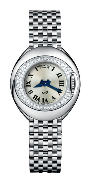 Bedat No. 2 Stainless Steel & Diamond Womens Luxury Swiss Watch 227.031.600 - WAB - Shipping Dept.