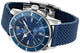 Breitling Superocean Heritage Automatic Chronometer Stainless Steel Blue Dial Blue Rubber Strap Date Divers Mens Watch Special Edition AB2020161C1S1 - WAB - Shipping Dept.