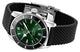 Breitling Superocean Heritage Automatic Chronometer Stainless Steel Green Dial Black Rubber Strap Date Divers Mens Watch AB2010121L1S1 - WAB - Shipping Dept.