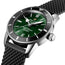 Breitling Superocean Heritage Automatic Chronometer Stainless Steel Green Dial Black Rubber Strap Date Divers Mens Watch AB2010121L1S1 - WAB - Shipping Dept.