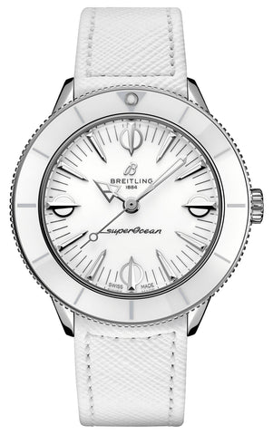 Breitling Superocean Heritage Stainless Steel White Dial Automatic Womens Watch A10340A71A1X1 - WAB - Shipping Dept.