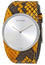 Calvin Klein Spellbound Yellow and Black Leather Silver Dial Quartz Womens Watch K2E23626 - WAB - Shipping Dept.