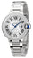 Cartier Ballon Bleu Automatic Stainless Steel Silver - Tone Dial Diamonds Womens Watch W4BB0023 - WAB - Shipping Dept.