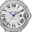 Cartier Ballon Bleu Automatic Stainless Steel Silver - Tone Dial Diamonds Womens Watch W4BB0023 - WAB - Shipping Dept.