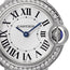 Cartier Ballon Bleu Stainless Steel Opaline Dial Diamonds Quartz Womens Watch W4BB0015 - WAB - Shipping Dept.