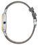 Cartier Santos - Dumont XL Manual Wind Stainless Steel & 18K Yellow Gold Silver Dial Gray Leather Strap Mens Watch W2SA0034 - Watches & Beyond