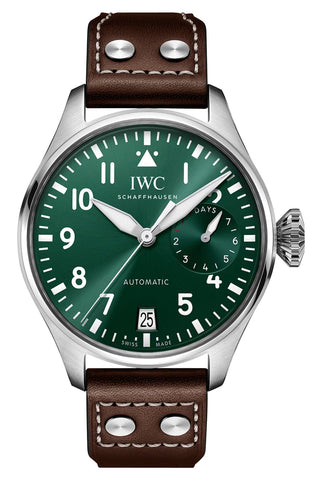 update alt-text with template Watches - Mens-IWC-IW501015-40 - 45 mm, Big Pilot, date, green, IWC, leather, mens, menswatches, power reserve indicator, product_ContactUs, round, rpSKU_IW356504, rpSKU_IW356522, rpSKU_IW390704, rpSKU_IW500714, rpSKU_IW510103, stainless steel case, swiss automatic, watches-Watches & Beyond