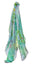 Chopard Animal World Light Blue/Green Organic Silk Chiffon Womens Stole/Scarf 95005 - 0472 - Watches & Beyond