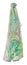 Chopard Animal World Off - White/Green Organic Silk Chiffon Womens Stole/Scarf 95005 - 0469 - Watches & Beyond