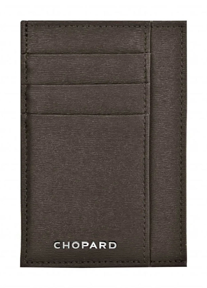 Chopard Classic Brown Leather Unisex Large Card Holder 95012 - 0362 - Watches & Beyond