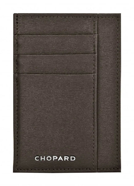 Chopard Classic Brown Leather Unisex Large Card Holder 95012 - 0362 - Watches & Beyond