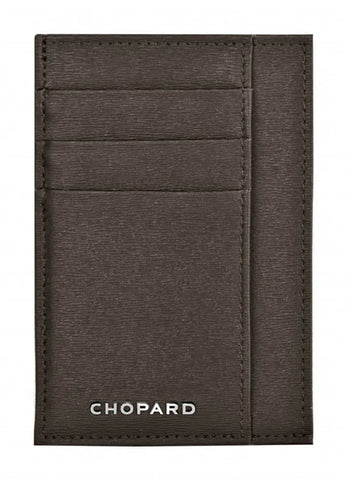Chopard Classic Brown Leather Unisex Large Card Holder 95012 - 0362 - Watches & Beyond