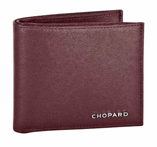 Chopard Classic Burgundy Leather Unisex Coins Wallet 95012 - 0352 - Watches & Beyond